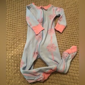 The Beaufort Bonnet Company Light Blue/Pink Baby Sleeper